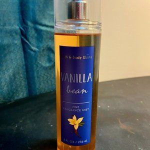 Vanilla Bean Bath and Body Works Body Spray 8oz, gently used.